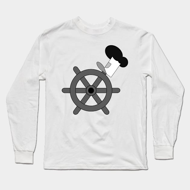 Steamboat Willie Long Sleeve T-Shirt by lyndsiemark